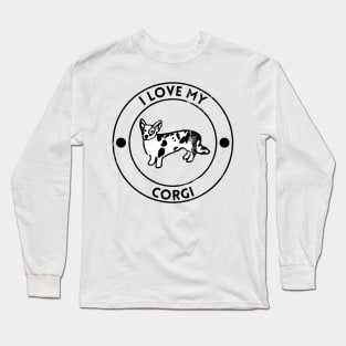 I Love My Corgi For Dog Lovers Long Sleeve T-Shirt